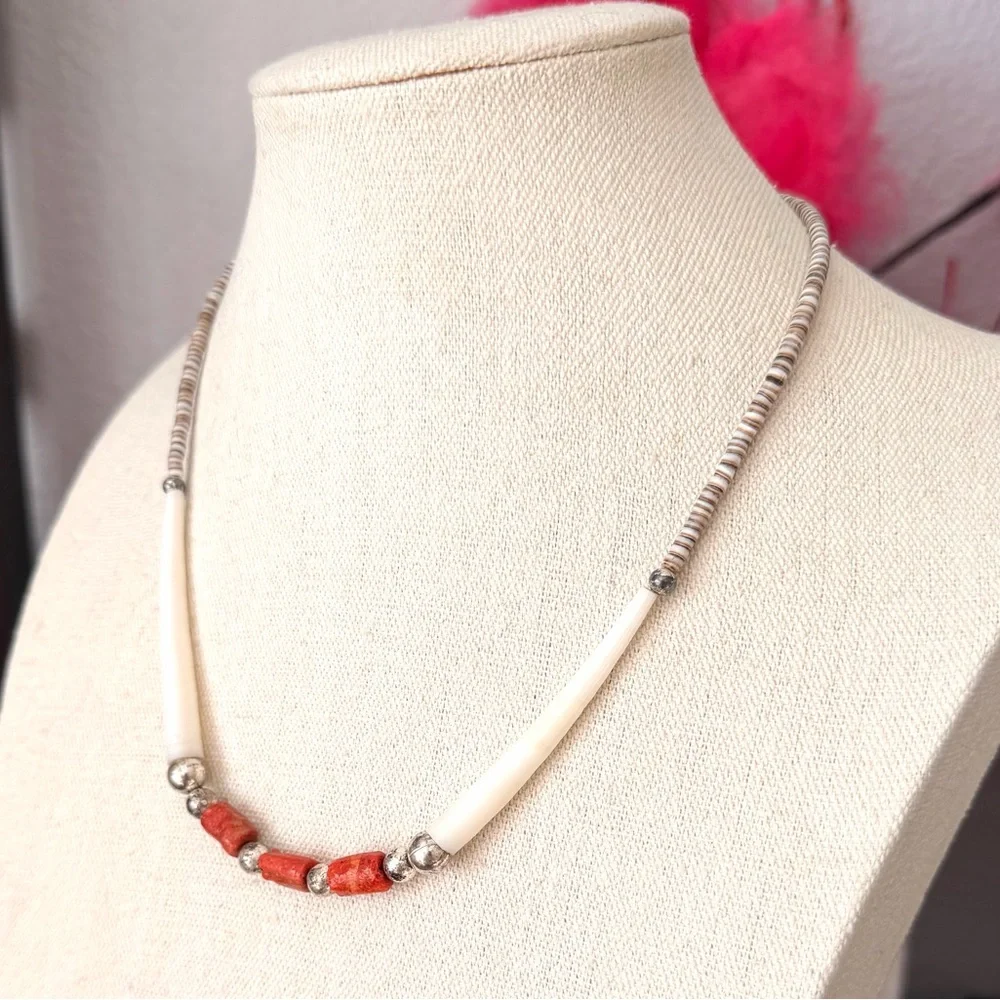 Native American Heshi Stone Necklace - Picture 2 of 5